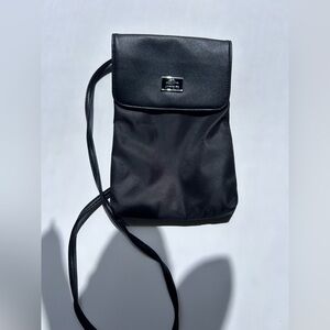 Roots Black Crossbody Travel Purse  Bag